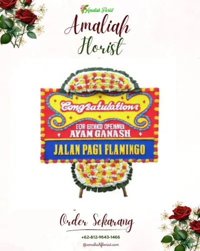Bunga Papan Congratulation di Kutawaringin